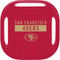 NFL San Francisco 49ers Red Performance Series Galaxy Buds Live Skin