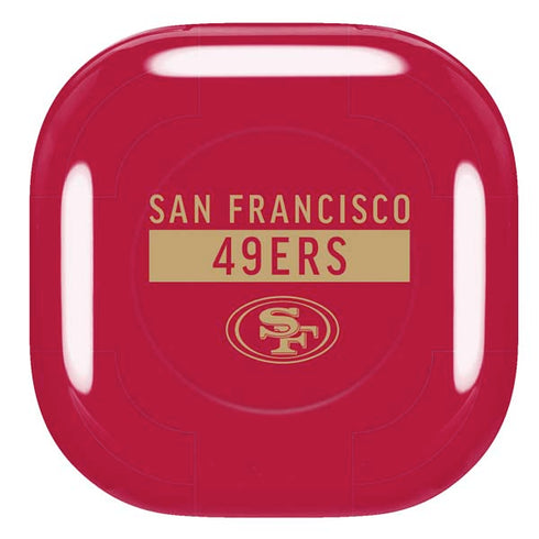 NFL San Francisco 49ers Red Performance Series Galaxy Buds Live Skin