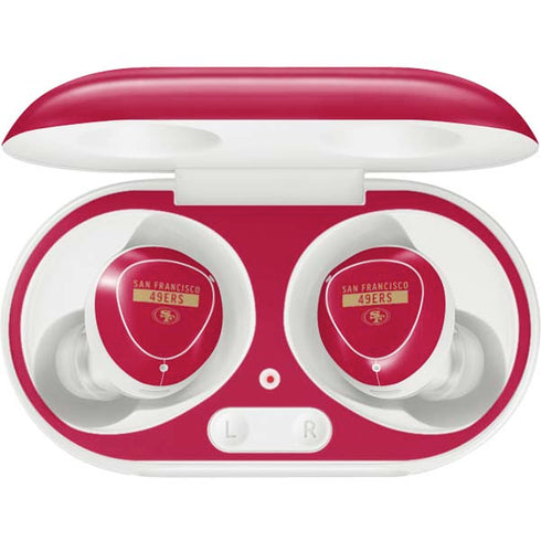 NFL San Francisco 49ers Red Performance Series Galaxy Buds Plus Skin