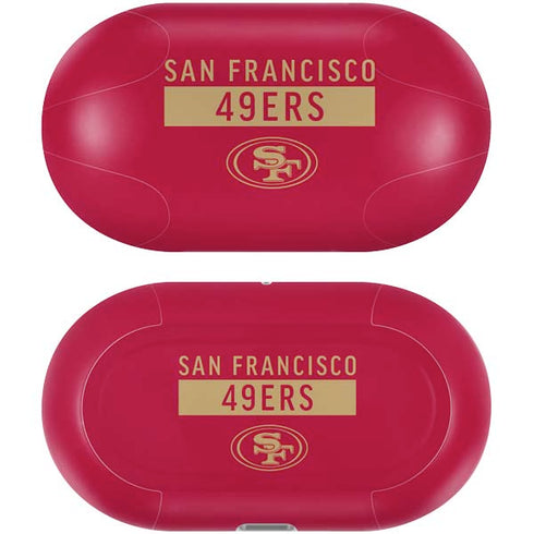NFL San Francisco 49ers Red Performance Series Galaxy Buds Plus Skin