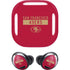 NFL San Francisco 49ers Red Performance Series Galaxy Buds Pro Skin
