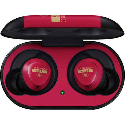 NFL San Francisco 49ers Red Performance Series Galaxy Buds Skin