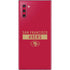 NFL San Francisco 49ers Red Performance Series Galaxy Note 10 Skin