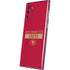 NFL San Francisco 49ers Red Performance Series Galaxy Note 10 Skin
