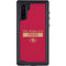 NFL San Francisco 49ers Red Performance Series Galaxy Note 10 Waterproof Case