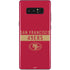 NFL San Francisco 49ers Red Performance Series Galaxy Note 8 Skin