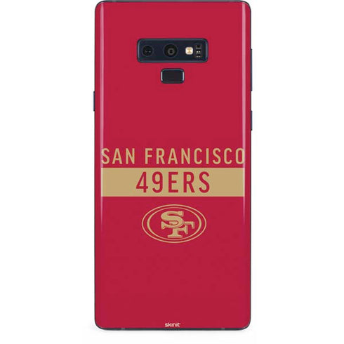 NFL San Francisco 49ers Red Performance Series Galaxy Note 9 Skin