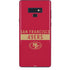NFL San Francisco 49ers Red Performance Series Galaxy Note 9 Skin