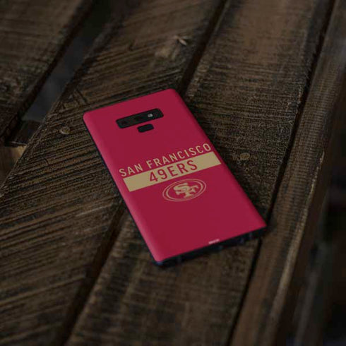 NFL San Francisco 49ers Red Performance Series Galaxy Note 9 Skin