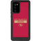 NFL San Francisco 49ers Red Performance Series Galaxy Note20 5G Waterproof Case