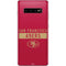 NFL San Francisco 49ers Red Performance Series Galaxy S10 Plus Skin
