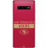 NFL San Francisco 49ers Red Performance Series Galaxy S10 Plus Skin