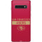 NFL San Francisco 49ers Red Performance Series Galaxy S10 Skin
