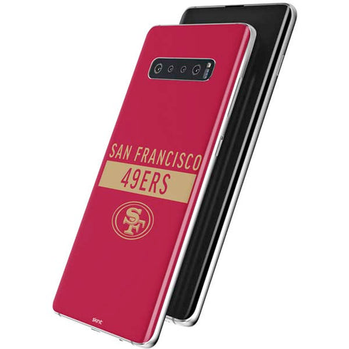 NFL San Francisco 49ers Red Performance Series Galaxy S10 Skin