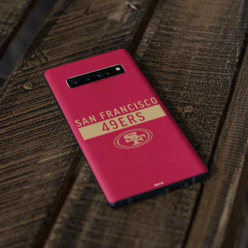 NFL San Francisco 49ers Red Performance Series Galaxy S10 Skin