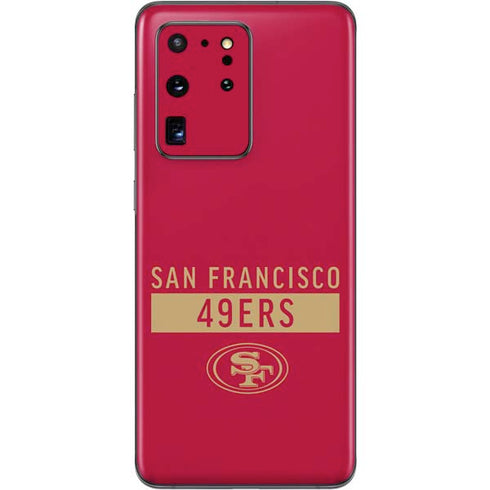 NFL San Francisco 49ers Red Performance Series Galaxy S20 Ultra 5G Skin