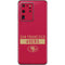 NFL San Francisco 49ers Red Performance Series Galaxy S20 Ultra 5G Skin