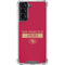 NFL San Francisco 49ers Red Performance Series Galaxy S21 5G Clear Case
