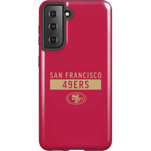 NFL San Francisco 49ers Red Performance Series Galaxy S21 5G Pro Case