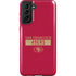 NFL San Francisco 49ers Red Performance Series Galaxy S21 FE Pro Case