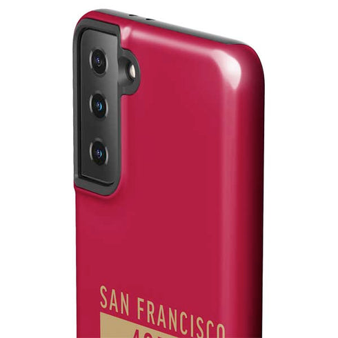 NFL San Francisco 49ers Red Performance Series Galaxy S21 Plus 5G Pro Case