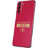 NFL San Francisco 49ers Red Performance Series Galaxy S21 Plus 5G Skin