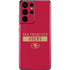 NFL San Francisco 49ers Red Performance Series Galaxy S21 Ultra 5G Skin