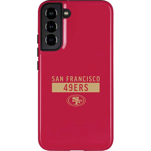 NFL San Francisco 49ers Red Performance Series Galaxy S22 Plus Pro Case