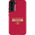 NFL San Francisco 49ers Red Performance Series Galaxy S22 Plus Pro Case
