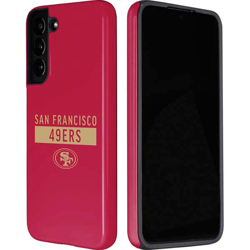 NFL San Francisco 49ers Red Performance Series Galaxy S22 Plus Pro Case