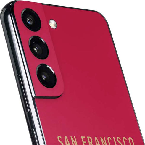 NFL San Francisco 49ers Red Performance Series Galaxy S22 Plus Skin