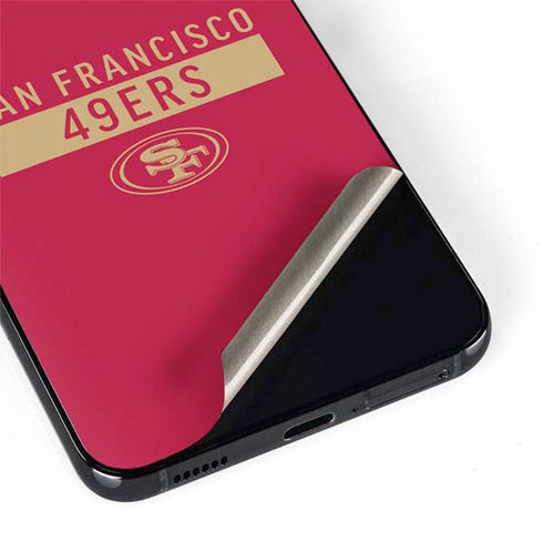 NFL San Francisco 49ers Red Performance Series Galaxy S22 Plus Skin