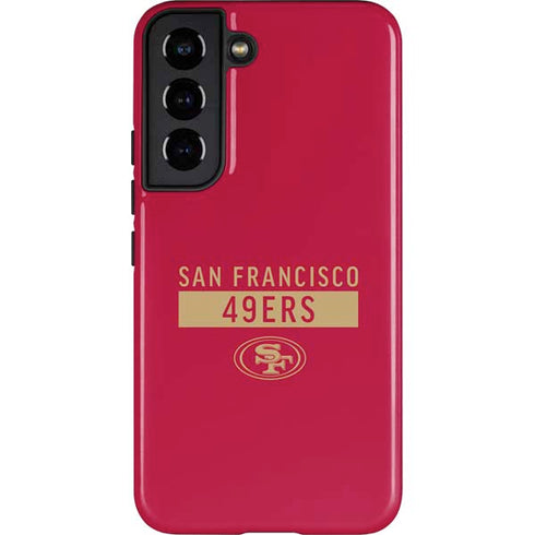 NFL San Francisco 49ers Red Performance Series Galaxy S22 Pro Case
