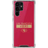 NFL San Francisco 49ers Red Performance Series Galaxy S22 Ultra Clear Case