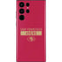 NFL San Francisco 49ers Red Performance Series Galaxy S22 Ultra Skin