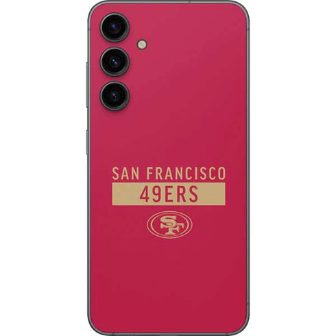 NFL San Francisco 49ers Red Performance Series Galaxy S23 FE Skin