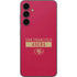 NFL San Francisco 49ers Red Performance Series Galaxy S23 FE Skin