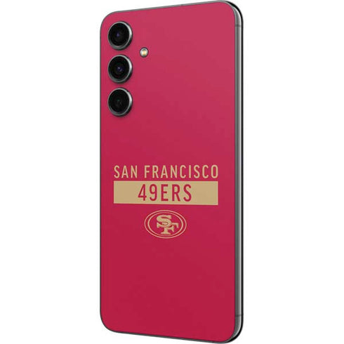 NFL San Francisco 49ers Red Performance Series Galaxy S23 FE Skin