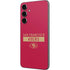 NFL San Francisco 49ers Red Performance Series Galaxy S23 FE Skin