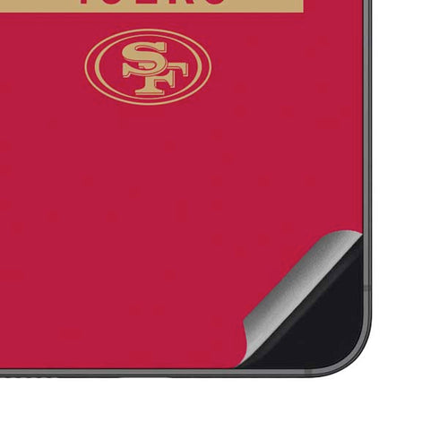 NFL San Francisco 49ers Red Performance Series Galaxy S23 FE Skin