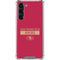 NFL San Francisco 49ers Red Performance Series Galaxy S23 Plus Clear Case
