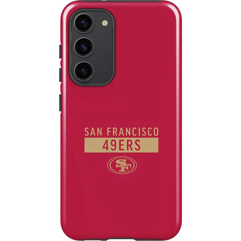 NFL San Francisco 49ers Red Performance Series Galaxy S23 Plus Pro Case