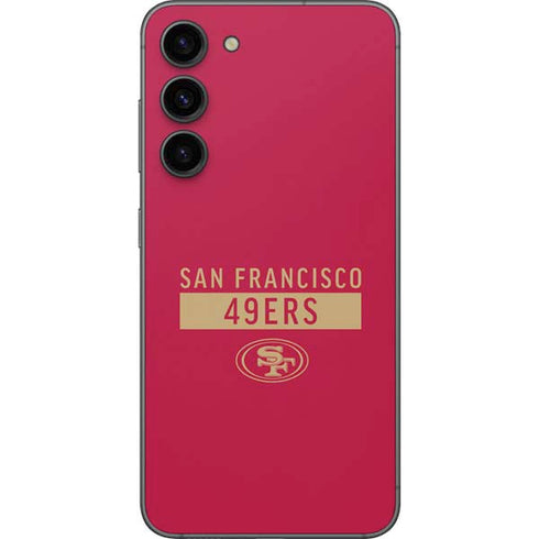 NFL San Francisco 49ers Red Performance Series Galaxy S23 Plus Skin