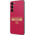 NFL San Francisco 49ers Red Performance Series Galaxy S23 Plus Skin