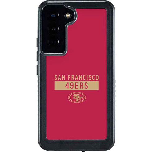 NFL San Francisco 49ers Red Performance Series Galaxy S23 Plus Waterproof Case