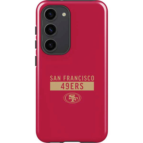 NFL San Francisco 49ers Red Performance Series Galaxy S23 Pro Case