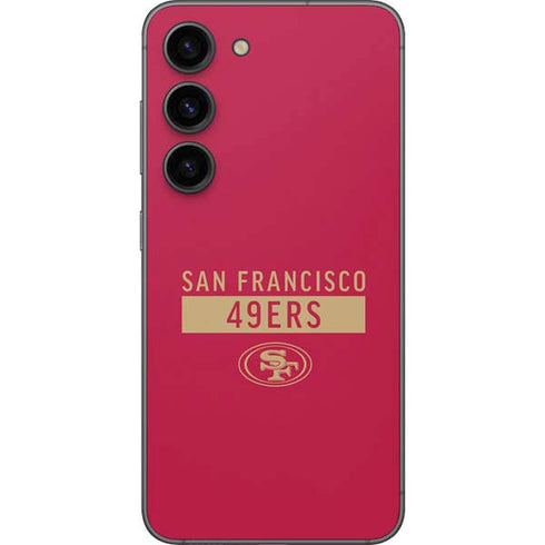 NFL San Francisco 49ers Red Performance Series Galaxy S23 Skin