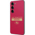 NFL San Francisco 49ers Red Performance Series Galaxy S23 Skin