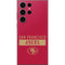 NFL San Francisco 49ers Red Performance Series Galaxy S23 Ultra Skin
