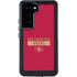 NFL San Francisco 49ers Red Performance Series Galaxy S23 Waterproof Case